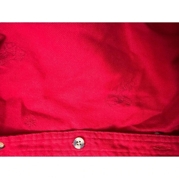 The Disney Store Women's Red Long Sleeve Button Down Collared‎ Shirt Size XXL - Picture 6 of 6